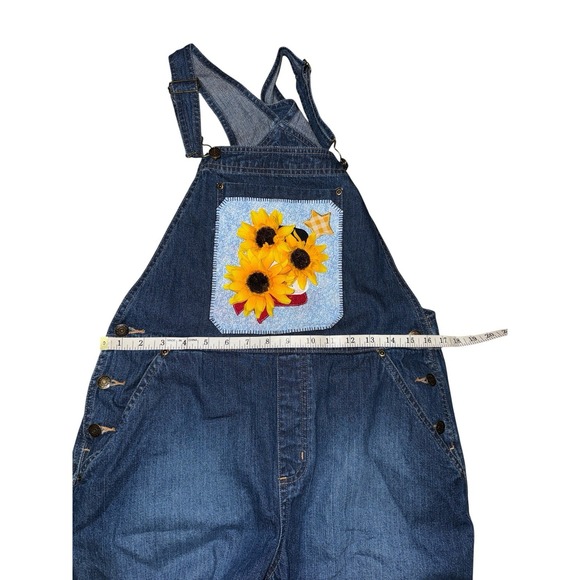 VTG Cherokee Handmade Cottagecore Overalls Pants Upcycled Fallcore Sz S Garden - Picture 6 of 9